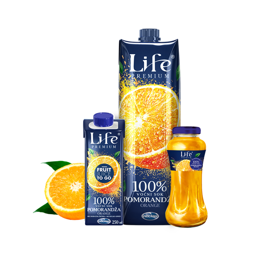 Nectar Premium Orange Juice 1l Euro Market 7539